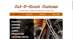 Desktop Screenshot of cutnshootcustoms.com